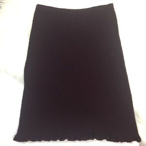 J. Jill merino wool blend textured skirt XSP